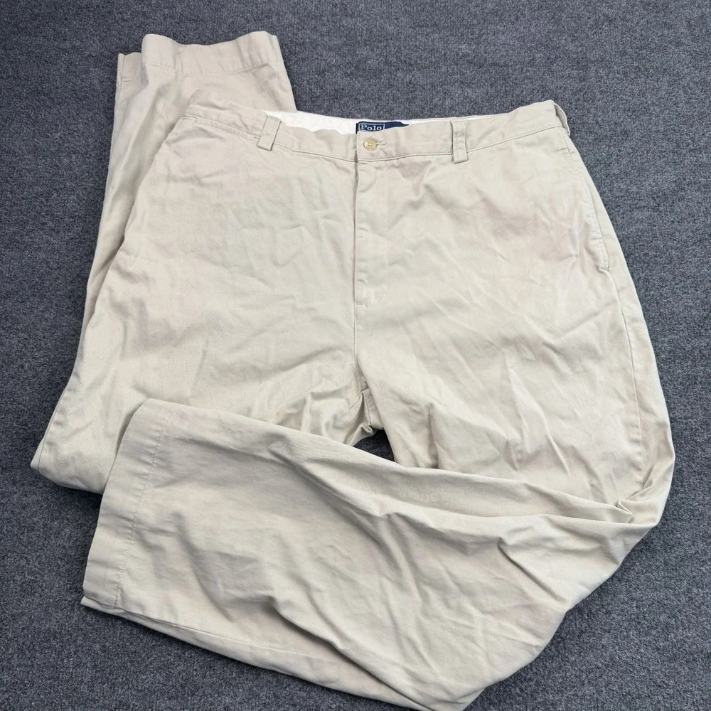 POLO‎ Ralph Lauren The Polo Chino Pant Men 38/30 Biege Classic Fit Preppy